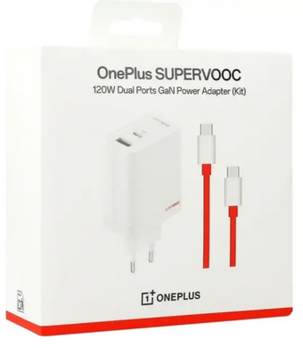 СЗП - OnePlus SUPERVOOC 120W Dual Ports Power Adapter (White) EU Global