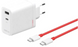 СЗП - OnePlus SUPERVOOC 120W Dual Ports Power Adapter (White) EU Global