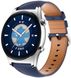 Смарт-Часы - Honor Watch GS 3 46mm with Leather Strap (Ocean Blue) EU Global