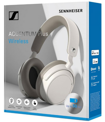 Sennheiser ACCENTUM Plus Wireless Over-Ear Headphones White