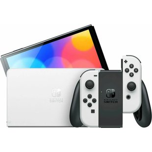 Портативна ігрова приставка Nintendo Switch OLED with Joy-Con (White)